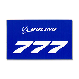 BOEING　ブルー　777　ステッカー