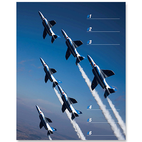 航空自衛隊ブルーインパルスカレンダー2017