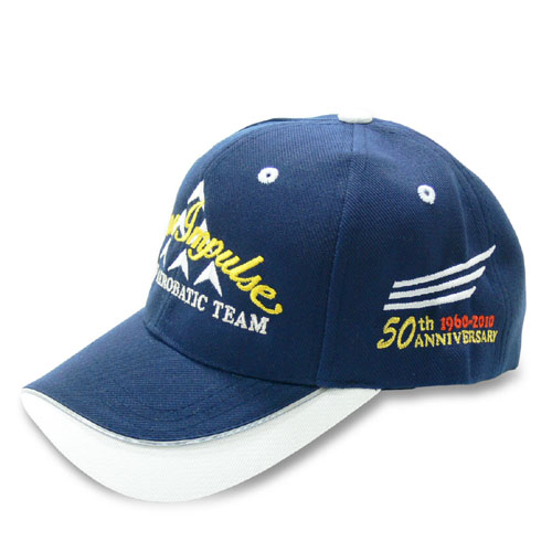 ブルーインパルス 50th記念キャップ つば白ライン