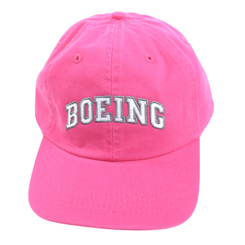 BOEING ガールズキャップ ピンク