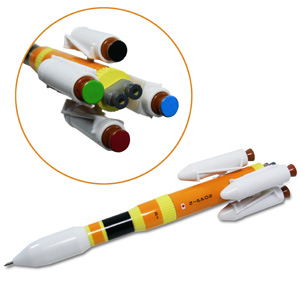 H-2Bロケット4色ボールペン