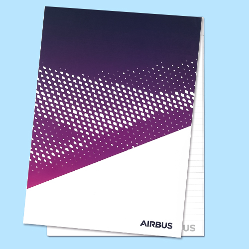 AIRBUS A4メモパッド（パープル）