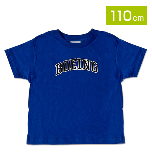 BOEING 子供用ロゴTシャツ　ロイヤルブルー　110cmサイズ