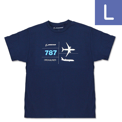BOEING 787 TECH LINE ユニセックスTシャツ Lサイズ