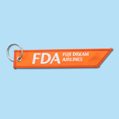 FDA フライトタグキーホルダー(オレンジ)