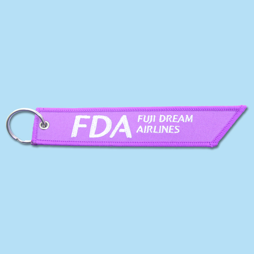FDA フライトタグキーホルダー(パープル)
