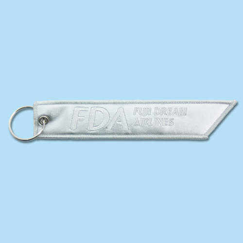 FDA フライトタグキーホルダー(シルバー)