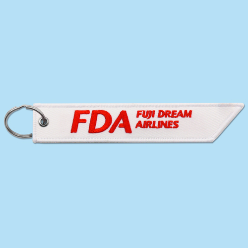 FDA フライトタグキーホルダー(ホワイト)