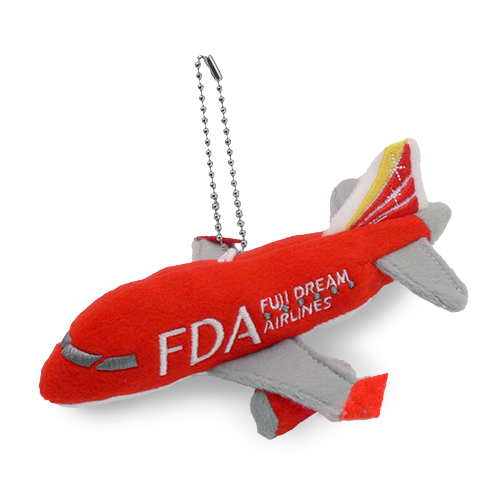FDA 新飛行機ぬいぐるみ（レッド）